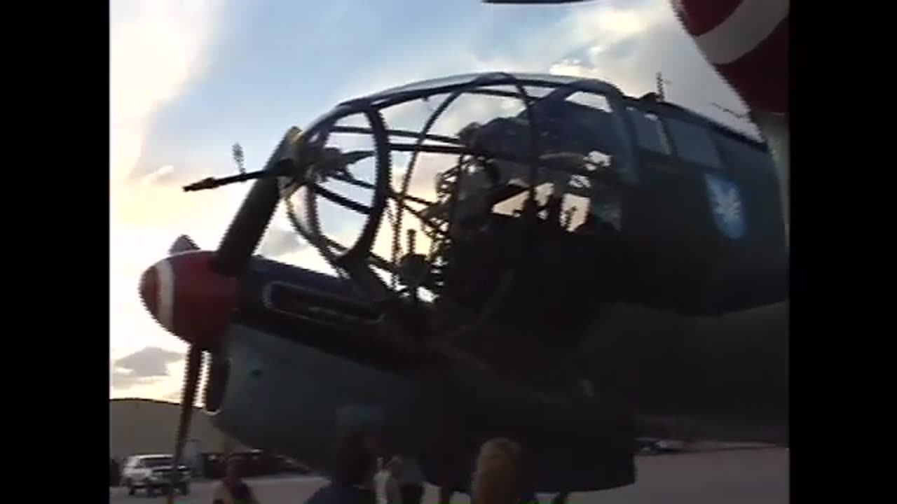 Close up of last flying HE-111
