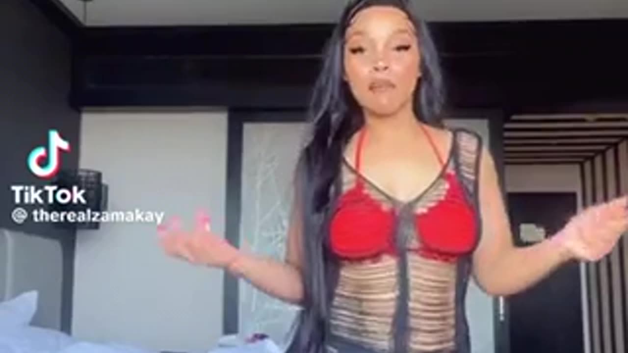 Young and Beautiful Woman shows her beauty