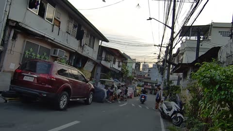 Kids Are Playing on R. Vicencio Street in Mandaluyong City in the Philippines
