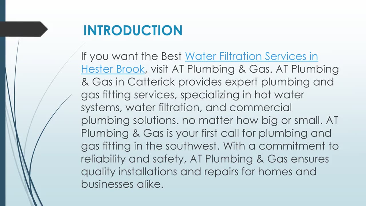 Best Water Filtration Services in Hester Brook