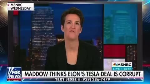 Rachel Maddow Spouts Bizarre Conspiracy Theory About Trump and Musk