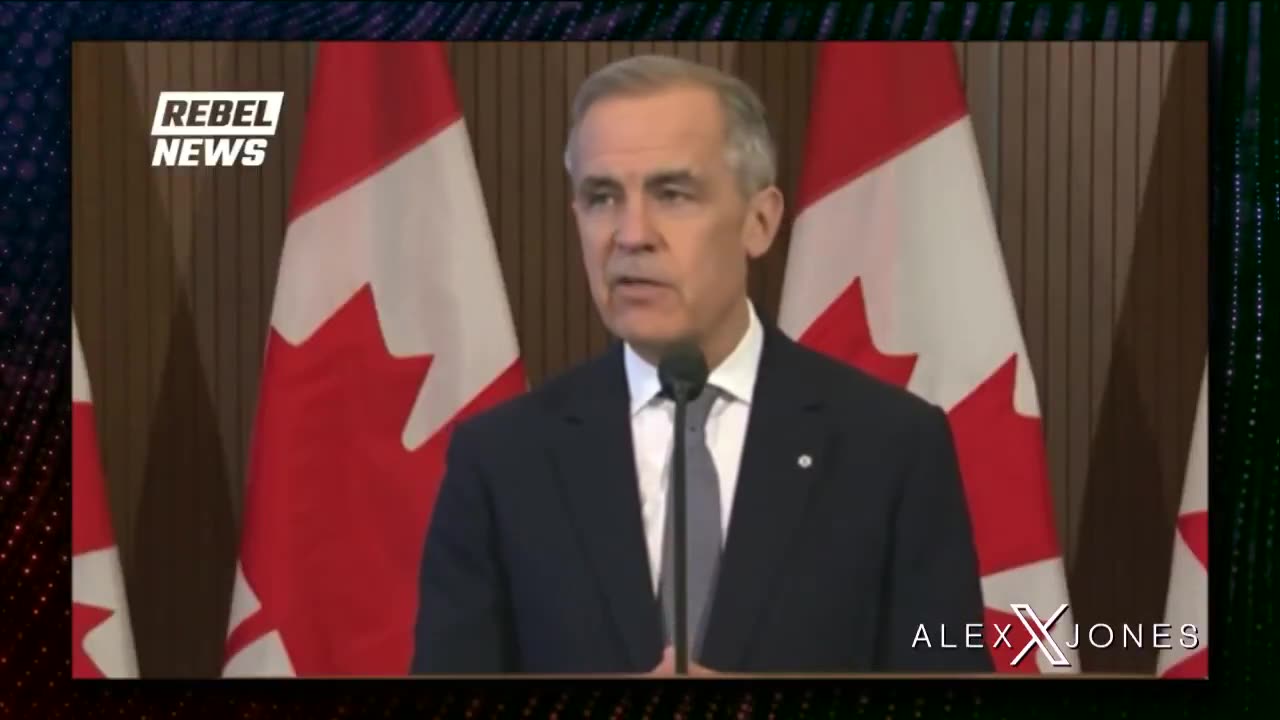 VIDEO: Canada's Ultra-Globalist PM Carney Delivers Message On Trump Tariffs From His NWO Masters: