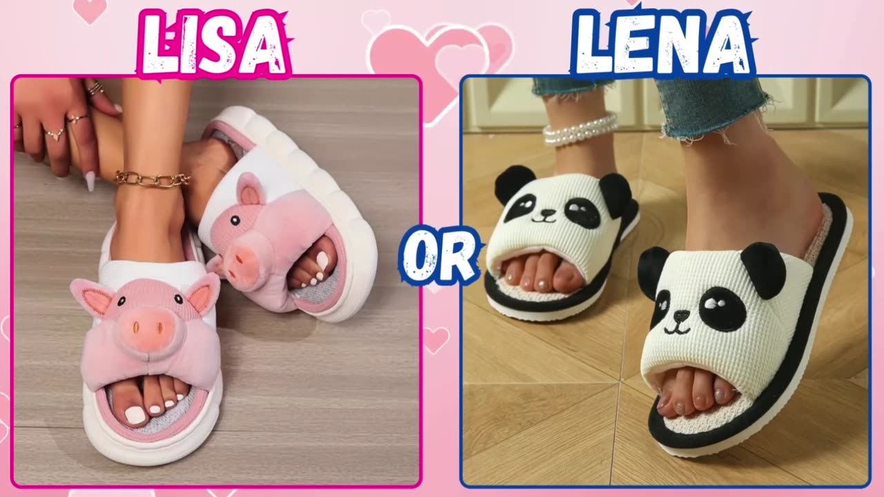 LISA OR LENA Challenges | CUTE & FUN CHOICES 😍 😍💖💖 #trending #viral #videos