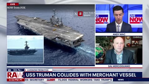 USS Truman collides with merchant vessel in Mediterranean Sea