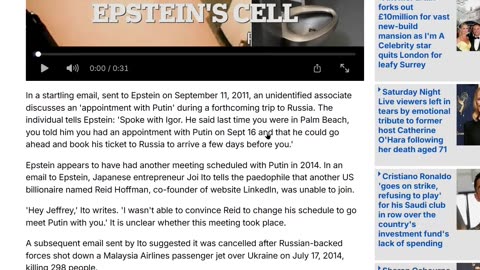 Israel claims Epstein was a Russian agent