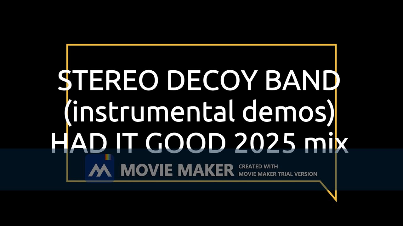 Had it Good (woulda coulda should) by STEREO DECOY BAND