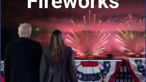 Trump And Melania Watch Fireworks