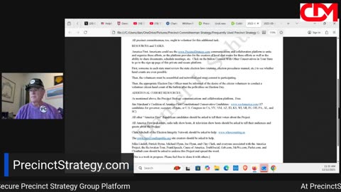Precinct Strategy Political Illiteracy. And Constitutional. Dan Schultz December 12 2025