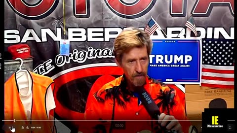 TRUMP FLIPS OFF HECKLER! Riverside dumps Vagrant Housing! Newsom steals $157 Billion!