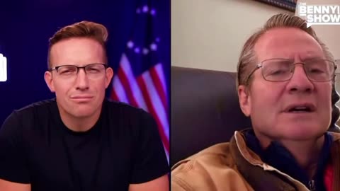 The moment Burchett and Benny Johnson start discussing ‘something hot’ THE FEED WAS CUT