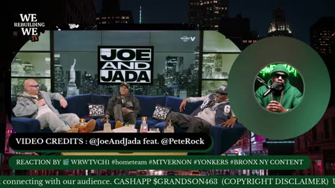 @WRWTVCH1 LIVE TV @joeandjada reaction video special guest @peterock OF #MTVERNON
