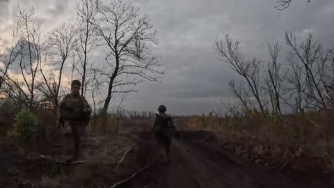 GoPro footage of a Russian soldier