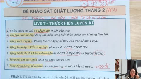 CHỮA ĐỀ KHẢO SÁT CHẤT LƯỢNG THÁNG 2