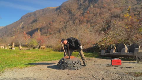 I Grilled A5 Wagyu Steak Marinated in Nutella — Over Open Fire!
