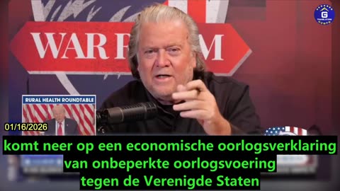 【NL】Bannon: Carney is Amerika's vijand