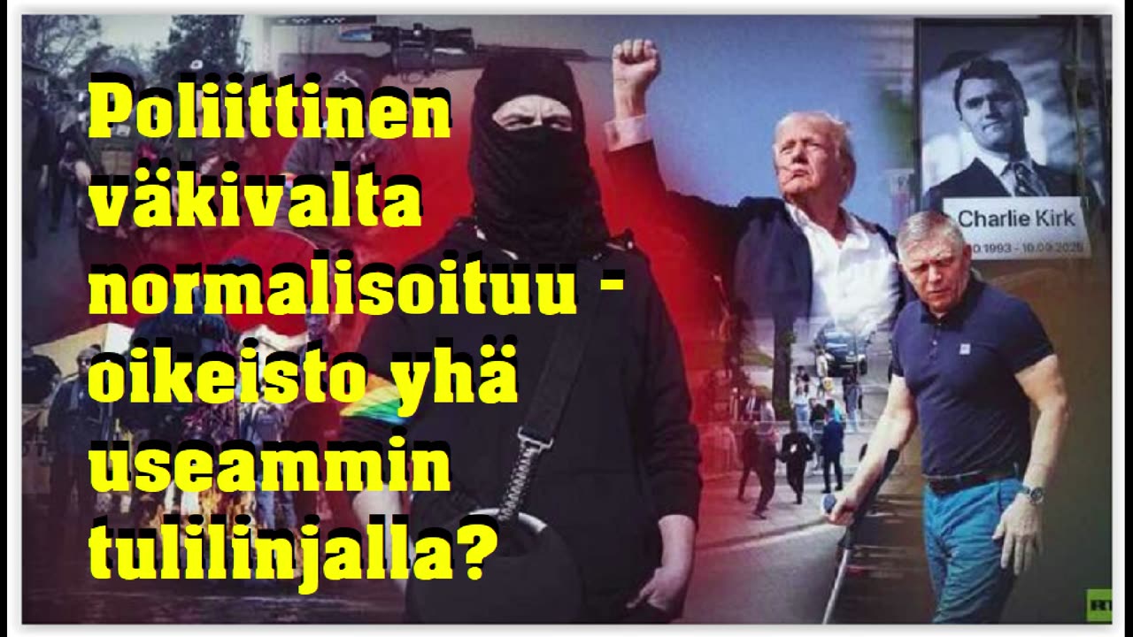 Poliittinen väkivalta normalisoituu - oikeisto yhä useammin tulilinjalla