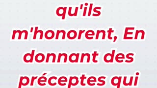 « Une adoration vaine sans obéir à Dieu » Marc 7:7. #shortvideo #youtubeshorts #ytshorts #shorts #yt