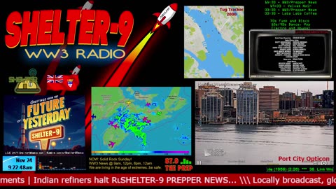 LIVE 24/7 Music/Wx/Prepping/WW3-News