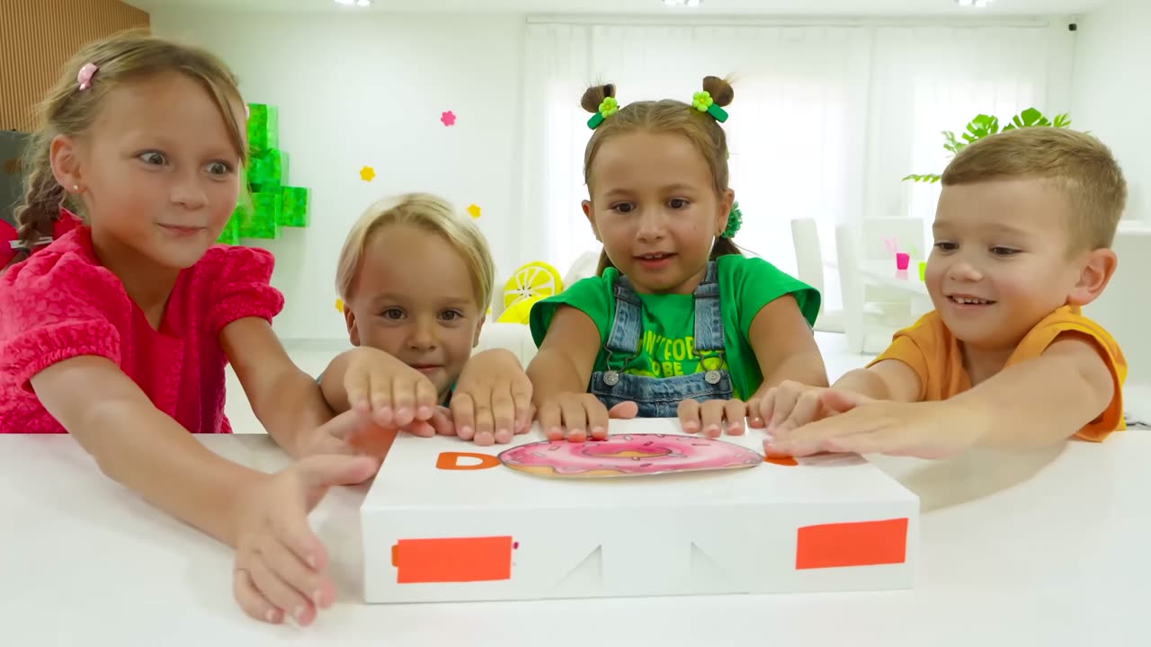 Children Jumping Through Walls - Vlad and Niki