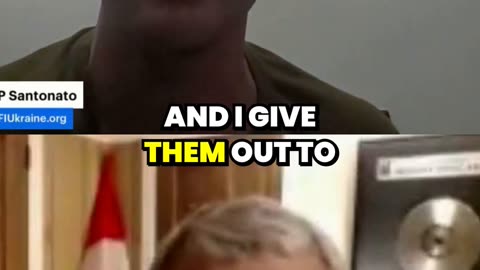 Humanitarian aide from fellow Canadian JP Santonato in Ukraine