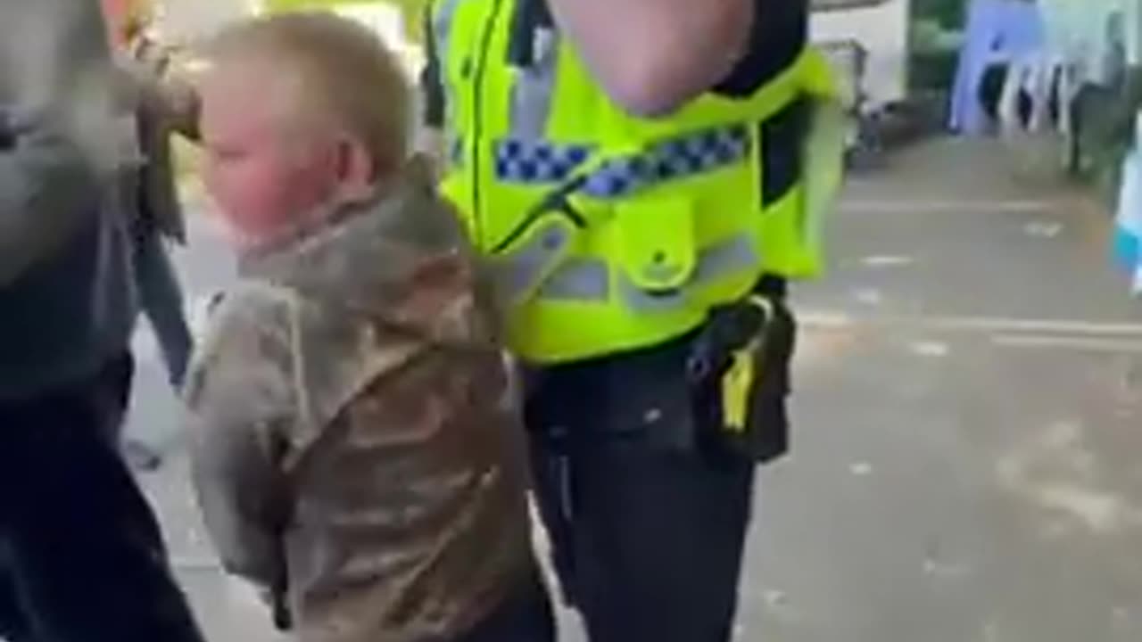 British police arrested a TEN-YEAR-OLD boy