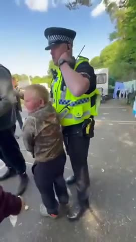 British police arrested a TEN-YEAR-OLD boy