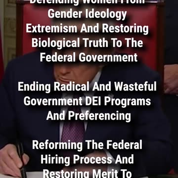 These are all the executive orders that President Trump signed on his first day back in office.