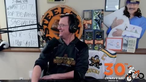 Aaron is not saying Granny shook him down. He and April wrecked the show. She didn’t ship the merch