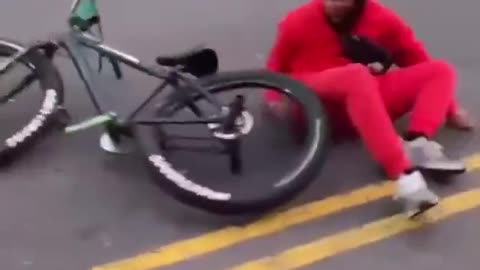 Tyrone wheelies into traffic and finds out