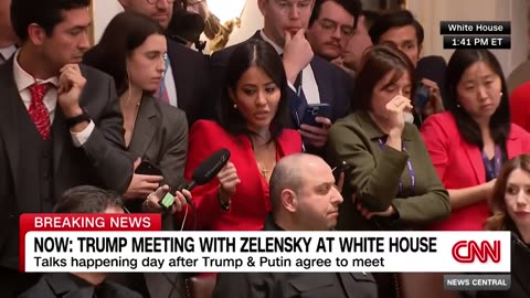 Hear Zelenskys comments during White House meeting with President Trump