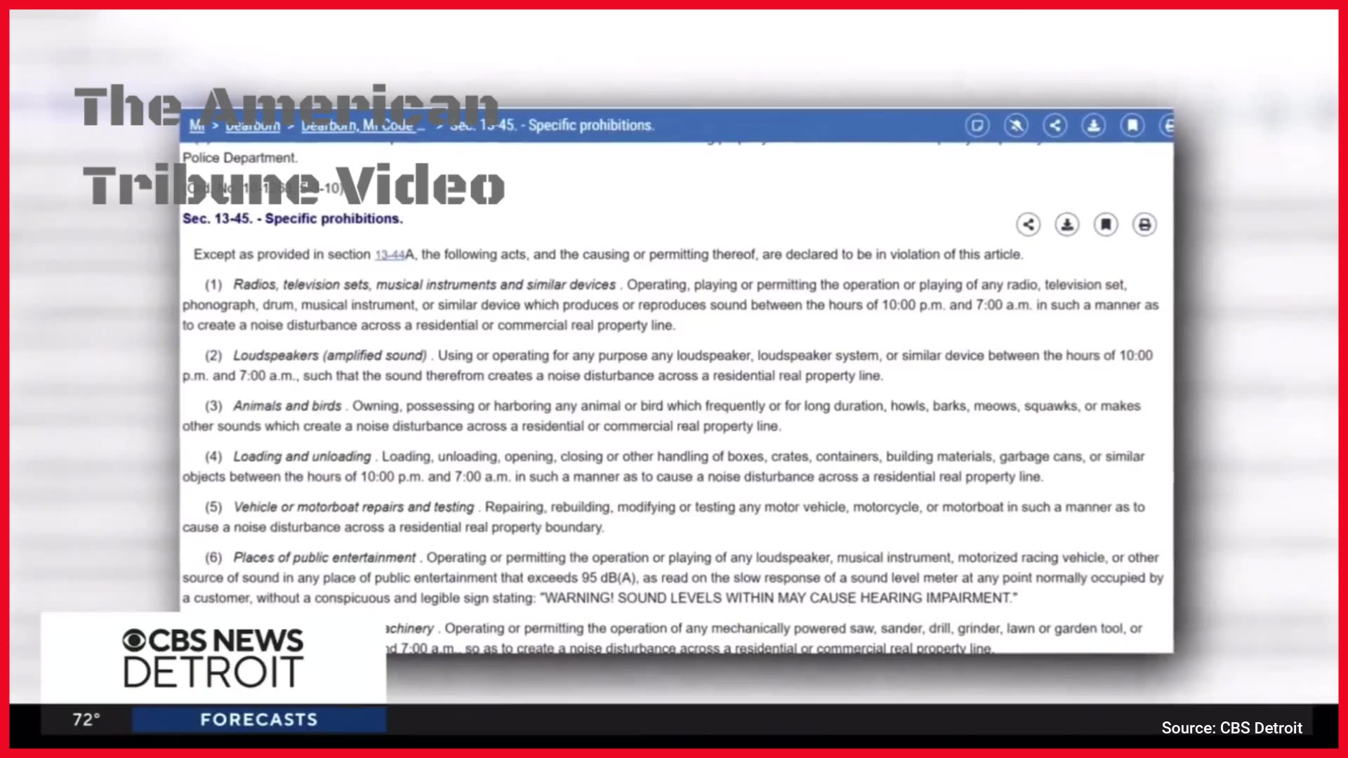 Michigan Town Residents Sound Off after Being Blasted by 5 Am Islamic “Call to Prayer” Every Morning
