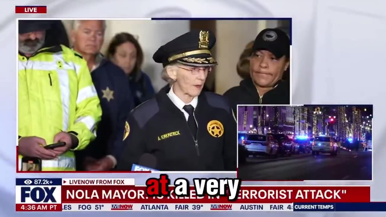 New Orleans Mayor LaToya Cantrell Classifies New Years Car Attack As A Terrorist Incident