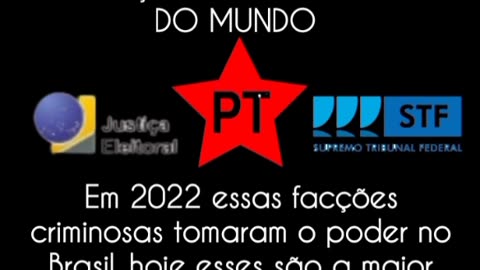 Às facções mais perigosa do mundo: o STF já praticou todos os crimes e caiu em descrédito, agora irão usar o TSE para caçar a direita e tirar a legitimidade do povo, esses fraudaram às eleições de 2022, isso é fato!