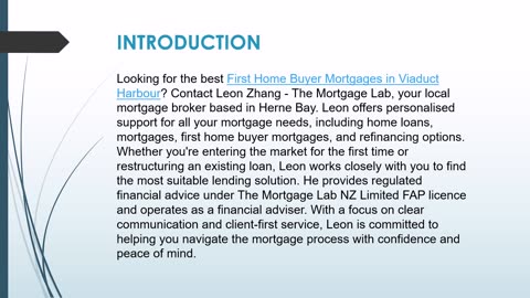 Best First Home Buyer Mortgages in Viaduct Harbour