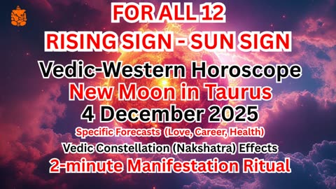 Full Moon in Taurus | 4 December 2025 | Astrology effect on all Zodiac Sign | Pallav Bhatt