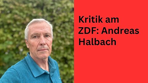 🚨Frontal21-Reporter Andreas Halbach👉 "Das ZDF hat mich kalt gestellt!" 16.10.25
