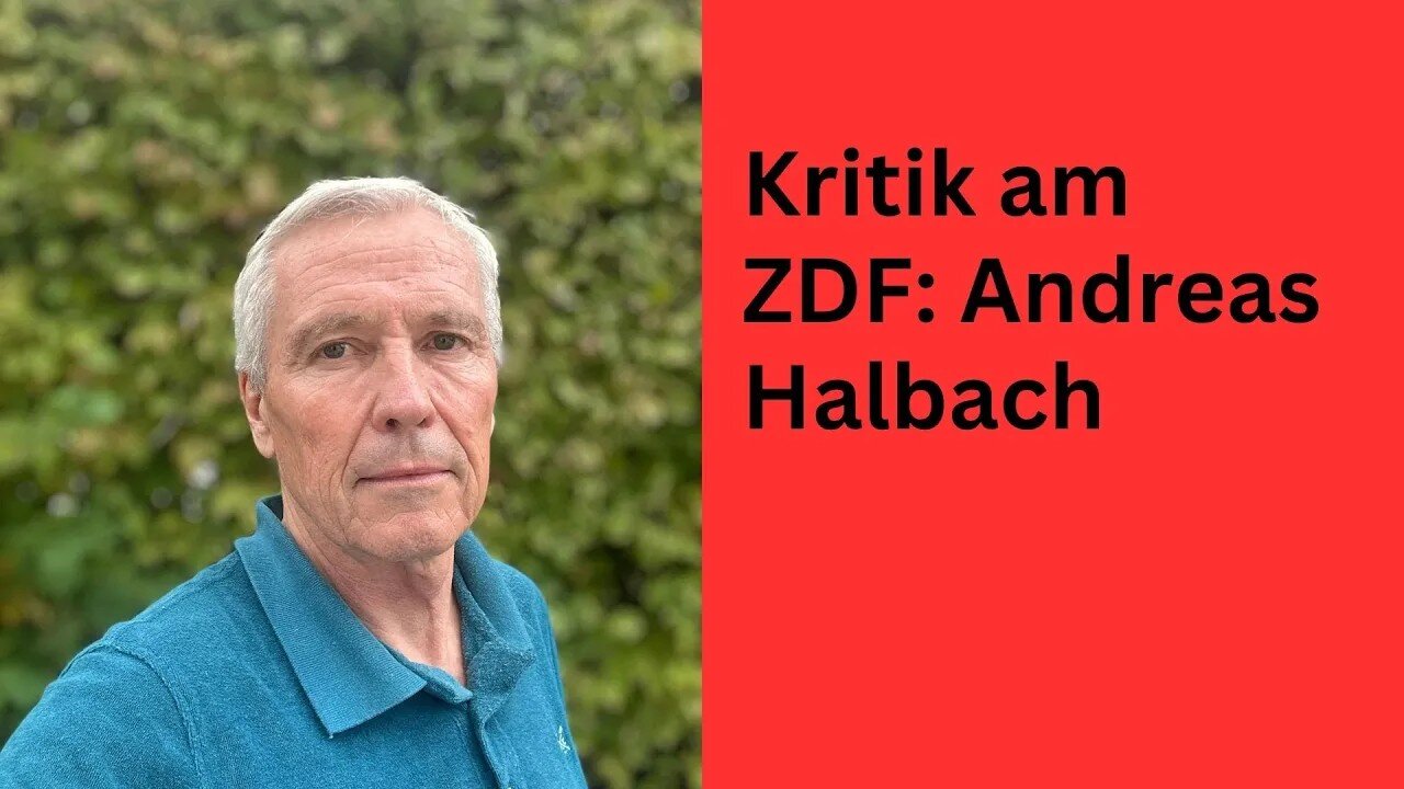🚨Frontal21-Reporter Andreas Halbach👉 "Das ZDF hat mich kalt gestellt!" 16.10.25