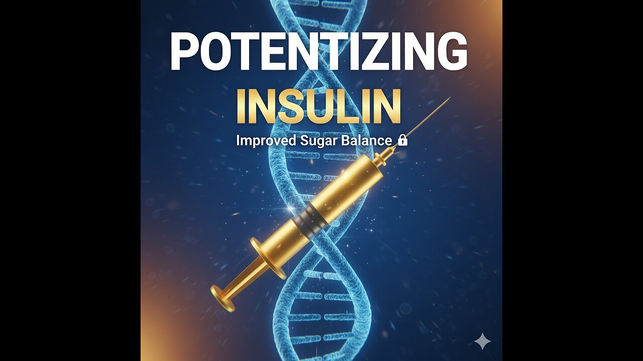 "Potentizing" Insulin For Improved Sugar Balance