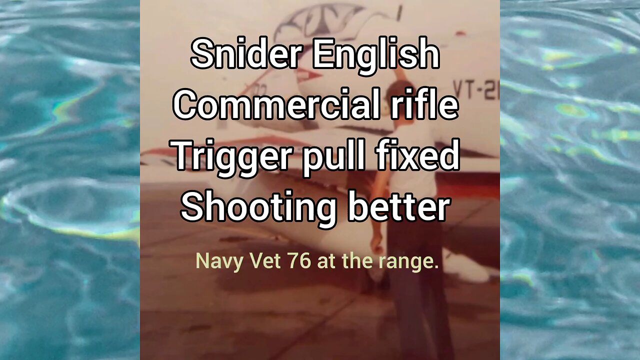 My Snider trigger pull is fixed!