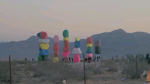 Have you seen Seven Magic Mountains in Las Vegas? Check this out! #follow #lasvegas #travel #explore