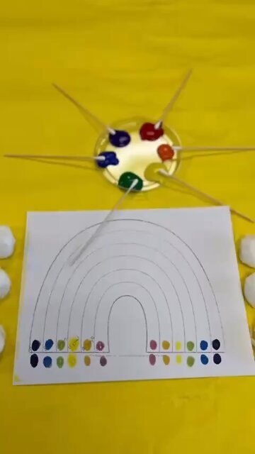 💖💛❤️💙💜 LET’S MAKE A RAINBOW, Art Project