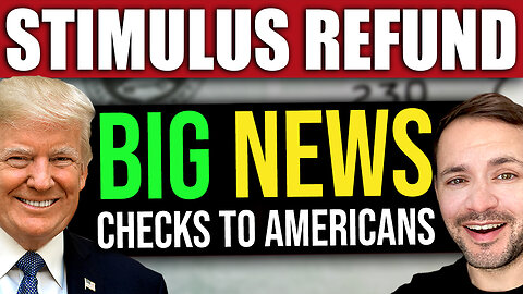 BIG NEWS on Trump’s Stimulus Refund Checks for Millions of Americans