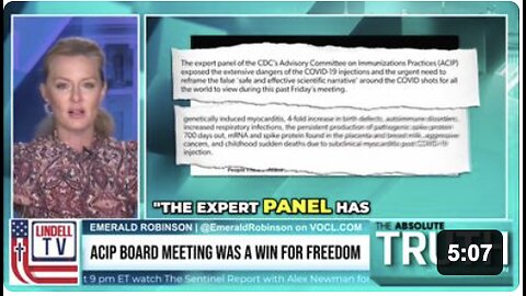 CDC Advisory Panel Exposes Alarming Dangers of COVID-19 Shots