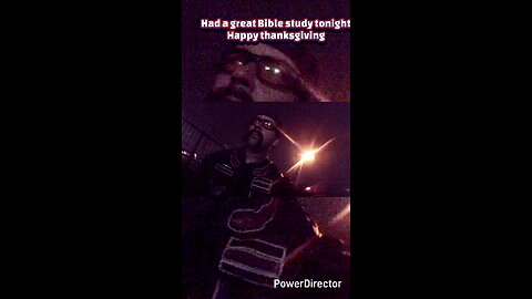 Had a great Bible study tonight Happy thanksgiving #theoutlawpreacher