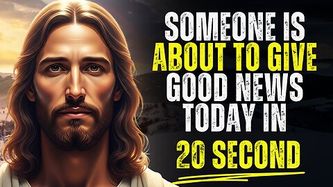 GOD SAYS: Someone Is About To Give You Good News TODAY | Gods Message Today | Jesus Message
