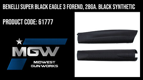 Benelli Super Black Eagle 3 Forend, 28ga. Black Synthetic - 61777