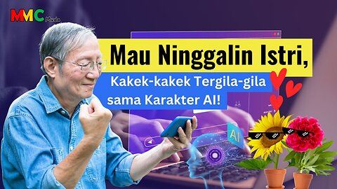 Mau Ninggalin Istri, Kakek-kakek Tergila-gila sama Karakter AI! | React with Bestie