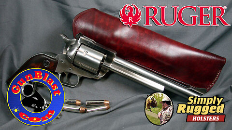 Ruger® New Model Stainless Super Blackhawk® 44 Magnum Sixgun PLUS Simply Rugged Holster Giveaway