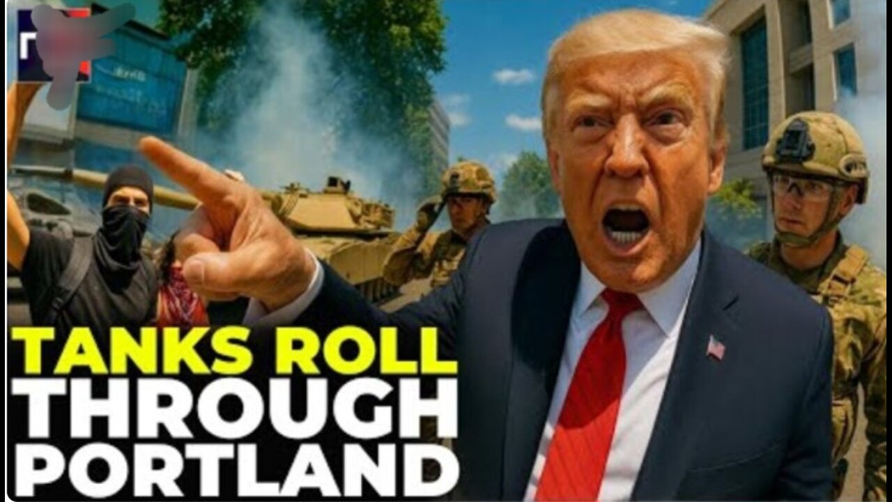 URGENT: Tanks Rolling Past BURGER KING in Portland – What Happens at Midnight Changes America