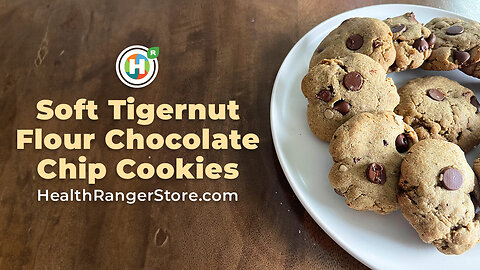 Soft Tigernut Flour Chocolate Chip Cookies